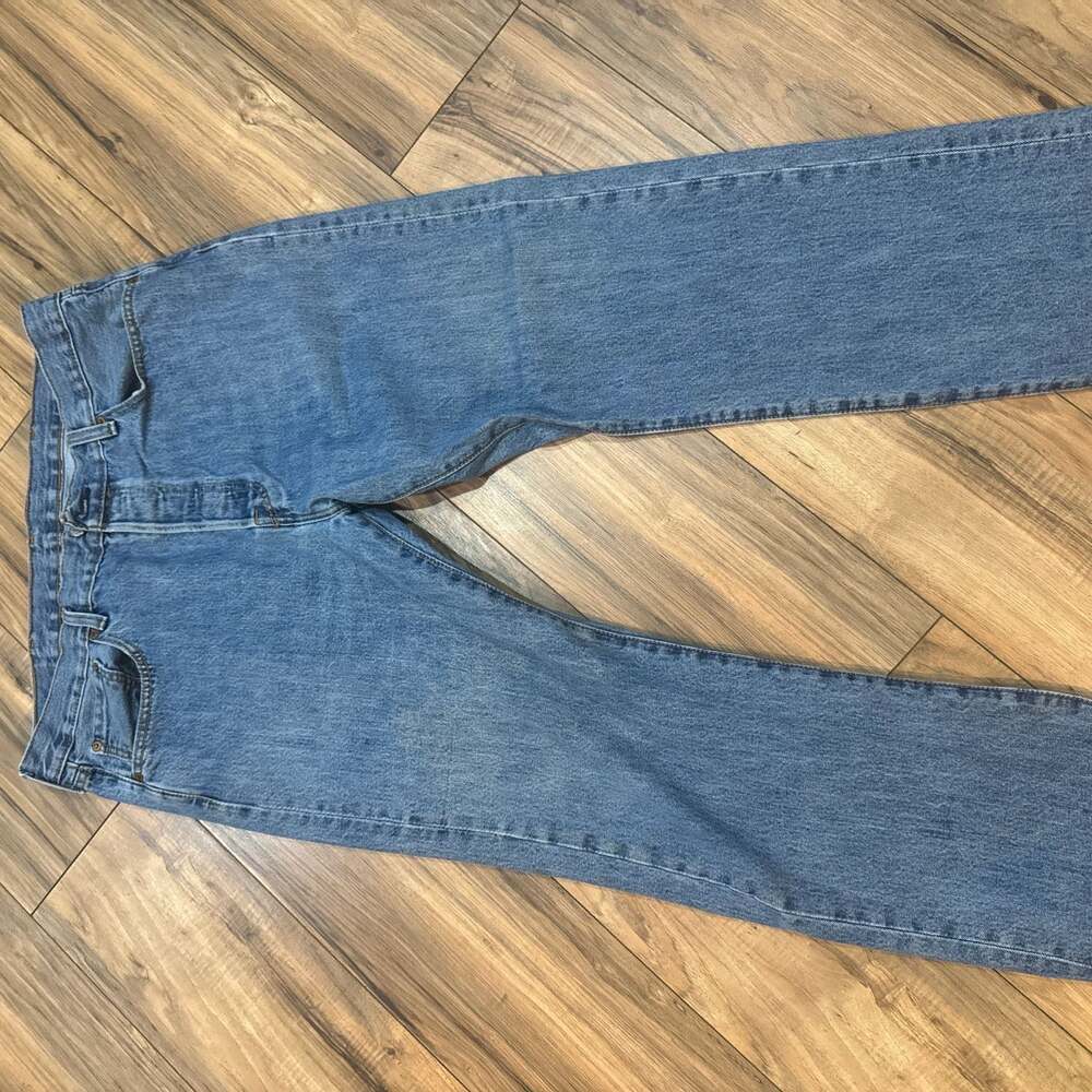Levi's 501 Original Fit Straight Leg Button Fly Jeans Medium Wash 38x30
